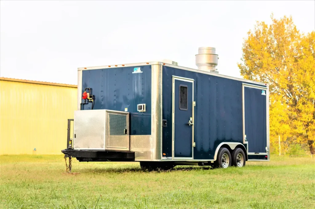 2023 8.5x20 Enclosed Porch BBQ Trailer