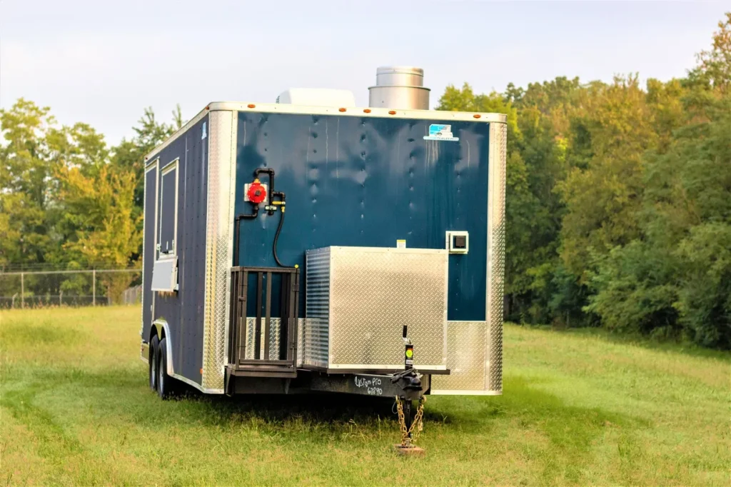 2023 8.5x20 Enclosed Porch BBQ Trailer