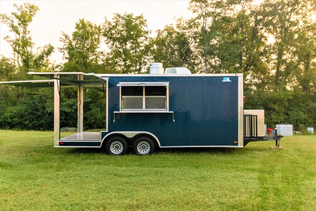 2023 8.5x20 Enclosed Porch BBQ Trailer