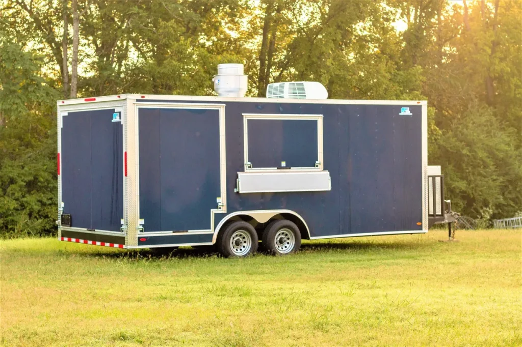 2023 8.5x20 Enclosed Porch BBQ Trailer
